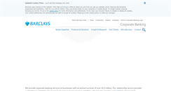 Desktop Screenshot of barclayscorporate.com